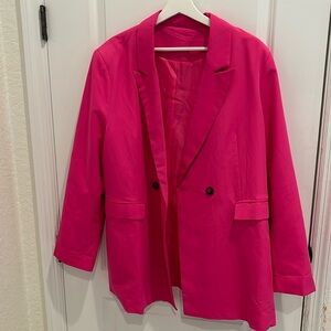 Hot pink blazer
